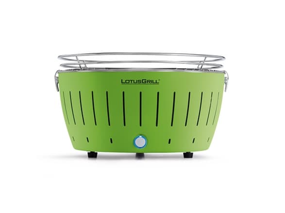 LotusGrill G435 U GR, Grilli, Hiili (polttoaine), 40,5 cm, Muovi, Ruostumaton teräs, Terästä, Kattila, Ritilä