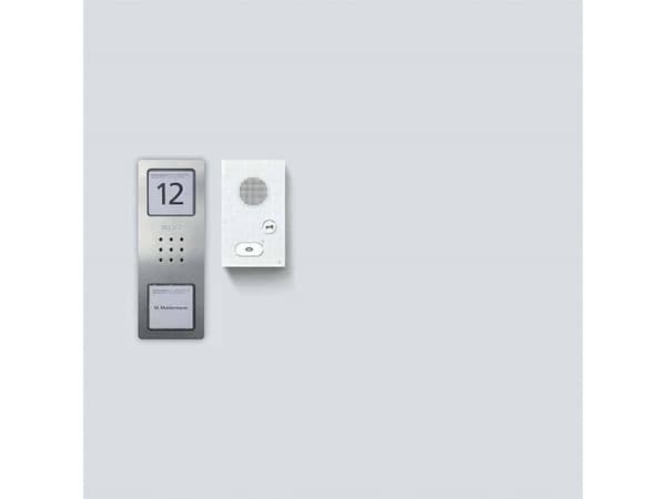 Siedle SET CAB 850-1 E/W Inforfelt Dörrväxel Bredband Silver, Vit