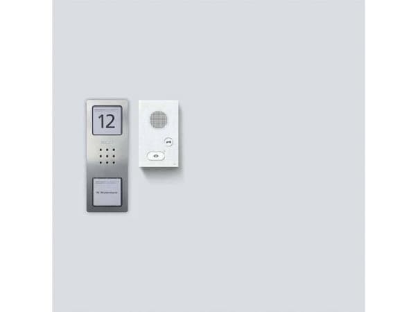 Siedle SET CAB 850-1 E/W Inforfelt Dörrväxel Bredband Silver, Vit