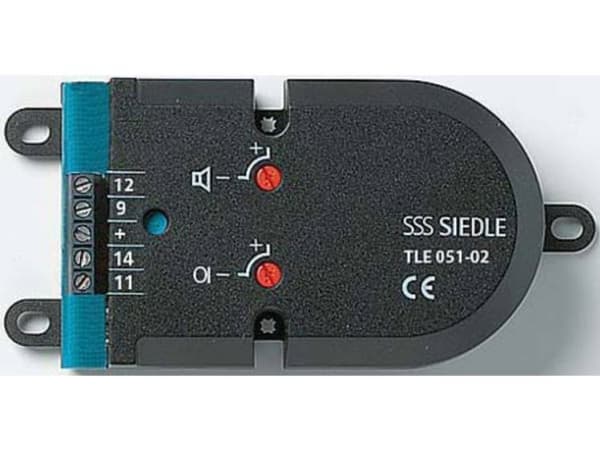 Siedle TLE 051-02, Høyttalermodul, Sort, Siedle, CE, 124 mm, 31 mm