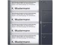 Miniatyrbild 2 av 5: Siedle 210004910-00, Samtalsknapp, modul, Antracit, Siedle, IP54, -20 - 55 ° C, 99 mm