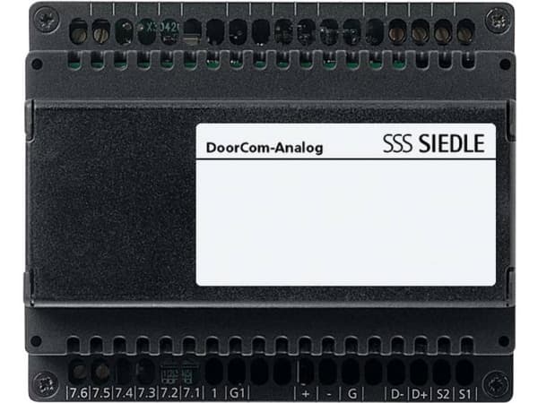 Siedle DCA 612-0, Sort, Siedle, 100 mA, CE, 107 mm, 60 mm