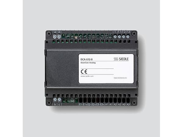Siedle DCA 612-0, Sort, Siedle, 100 mA, CE, 107 mm, 60 mm