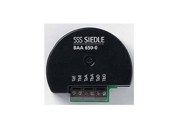 Siedle BAA 650-0, Sort, Siedle, 0 - 40 °C
