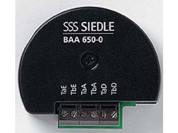 Siedle BAA 650-0, Sort, Siedle, 0 - 40 °C