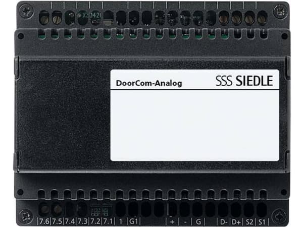 Siedle DCA 650-02, Tilgangskontroller, Sort, Siedle, CE, 0 - 40 °C, 107 mm