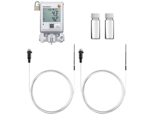 testo 0572 2103 Saveris 2- T2 Datalogger-sensor Kalibreret (ISO) Mål Temperatur -30 til +150 °C