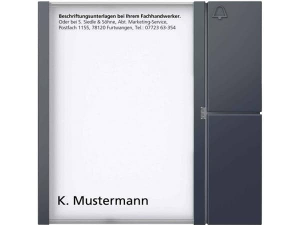 Siedle 210004997-00 Dørtelefon-tilbehør Funktionsmodul Antracit