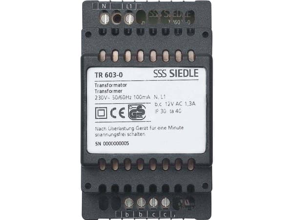 Siedle TR 603-0, Strømforsyning, Sort, Siedle, CE, 0 - 40 °C, 53,5 mm
