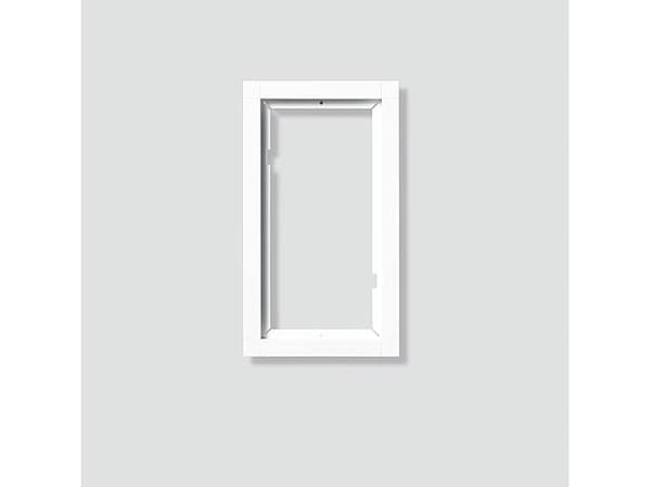 Siedle KR 611-2/1-0 SM, Ramme, Sølv, Siedle, Aluminium, Overflate, 131 mm