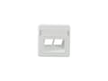 Miniatyrbild 1 av 5: Rutenbeck 13510053, Vit, akrylnitril butadien styren, Rutenbeck, RJ-45, 50 mm, 50 mm
