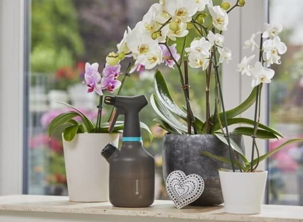 Gardena 11112-20, Håndbasert sprøytepistol, 1 l, Grå, Plast, Messing