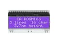 Miniatyrbild 2 av 2: DISPLAY VISIONS 7-segmentsvisning Blå 3.65 mm 3.3 V Ciffertal: 3