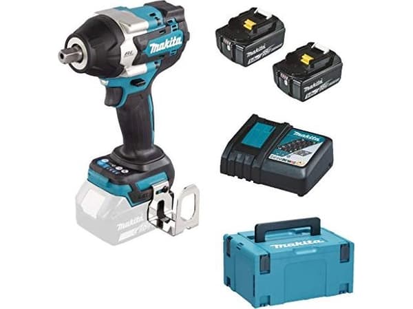 Makita DTW701 - Støtskiftenøkkel - trådløs - 1/2" firkantdrev - 700 N·m - 2 batterier - 18 V