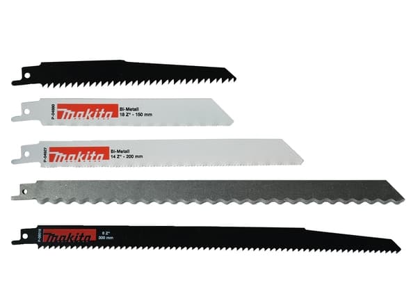Makita - Sågbladssats - för trä, metall, isolering - 5 delar
