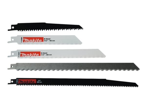 Makita - Sågbladssats - för trä, metall, isolering - 5 delar