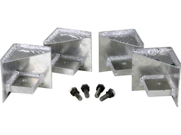 Alutec 41010 Pallefødder 1 Set