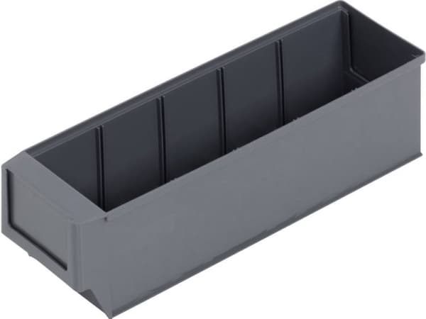Alutec 66027 Opbevaringskasse (L x B x H) 300 x 91 x 81 mm Mørkegrå 1 stk