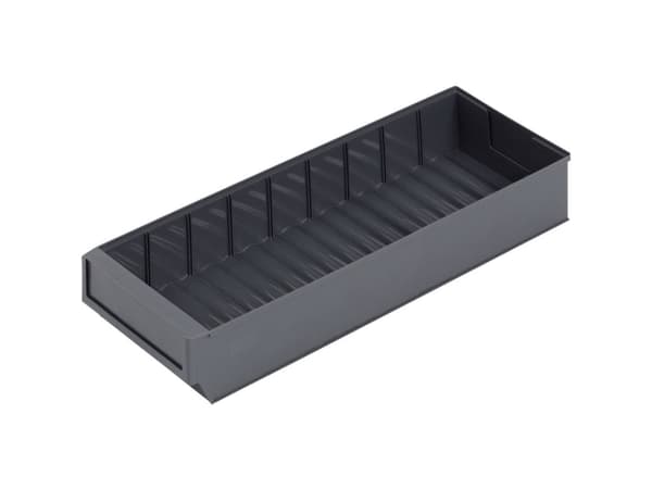 Alutec 66032 Opbevaringskasse (L x B x H) 500 x 183 x 81 mm Mørkegrå 1 stk