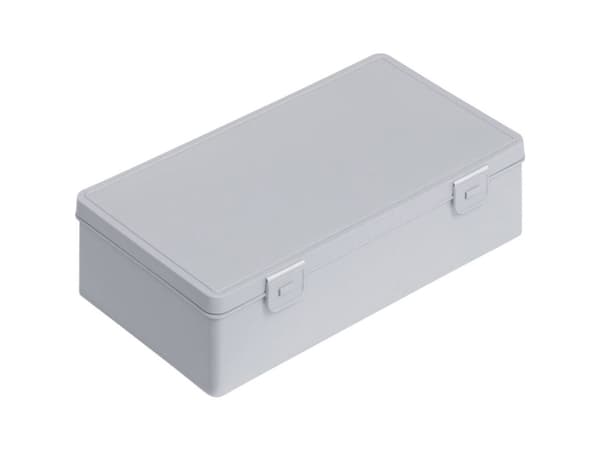 Alutec 66020 Box med gångjärn (L x B x H) 225 x 125 x 60 mm Grå 1 st