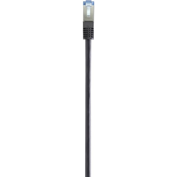 Renkforce RF-4673696 RJ45 Nätverkkabel, Patchkabel CAT 6A S/FTP 20.00 m Svart UV-beständig 1 st