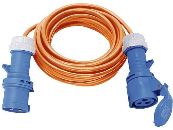 Brennenstuhl 1167650610, 10 m, 2 AC-utgångar, Utomhus, IP44, Orange, 230 V