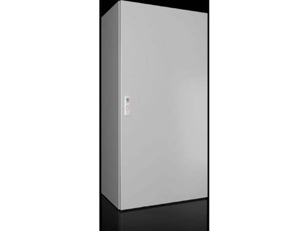 Rittal AX Kompakt hus 600x1200x400 mm stålplate med flat montering. enkel dør, 3-punkts låsesystem 1261.000