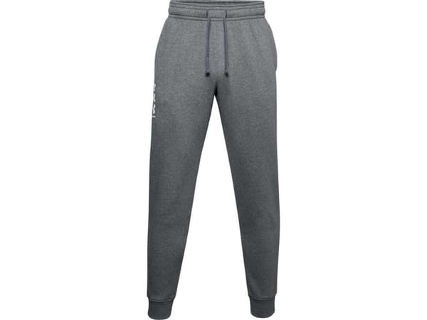 Men's Under Armour Rival Fleece 3Logo Jogger Pants Dark Grey 1357131 012