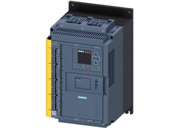 Siemens 3RW5524-1HF04 Pehmokäynnistysyksikkö Moottorin teho 400 V:lla 22 kW Moottorin teho 230 V:lla 11 kW 200 V, 480 V Nimellisvirta 47 A