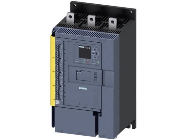 Siemens 3RW5543-6HF14 Pehmokäynnistysyksikkö Moottorin teho 400 V:lla 110 kW Moottorin teho 230 V:lla 55 kW 200 V, 480 V Nimellisvirta 210 A
