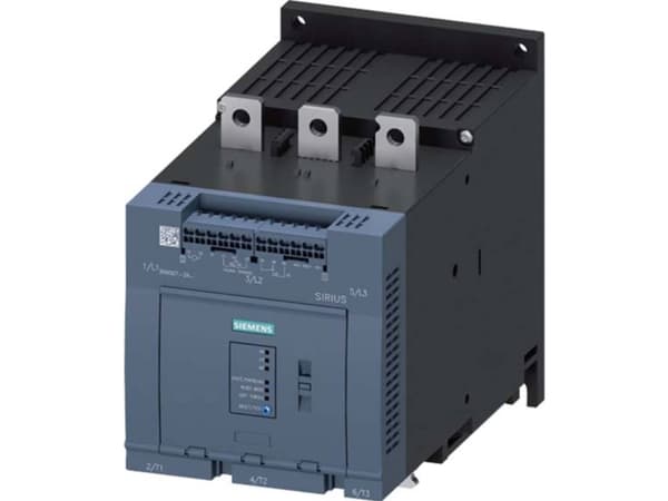 Siemens 3RW5077-2AB05 Pehmokäynnistysyksikkö Moottorin teho 400 V:lla 315 kW Moottorin teho 230 V:lla 160 kW 200 V, 600 V Nimellisvirta 570 A