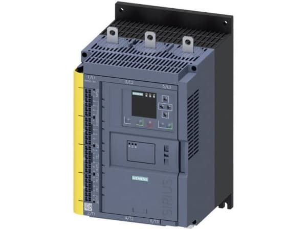 Siemens 3RW5535-2HF14 Pehmokäynnistysyksikkö Moottorin teho 400 V:lla 75 kW Moottorin teho 230 V:lla 37 kW 200 V, 480 V Nimellisvirta 143 A