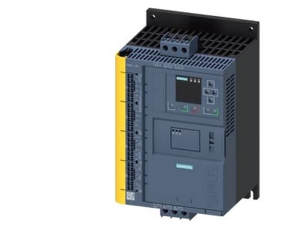Siemens 3RW5517-3HF14 Pehmokäynnistysyksikkö Moottorin teho 400 V:lla 18,5 kW Moottorin teho 230 V:lla 11 kW 200 V, 480 V Nimellisvirta 38 A