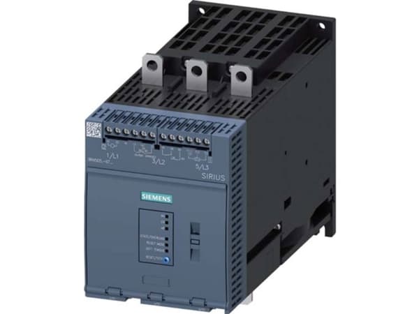 Siemens 3RW5055-6TB04 Pehmokäynnistysyksikkö Moottorin teho 400 V:lla 75 kW Moottorin teho 230 V:lla 37 kW 200 V, 480 V Nimellisvirta 143 A