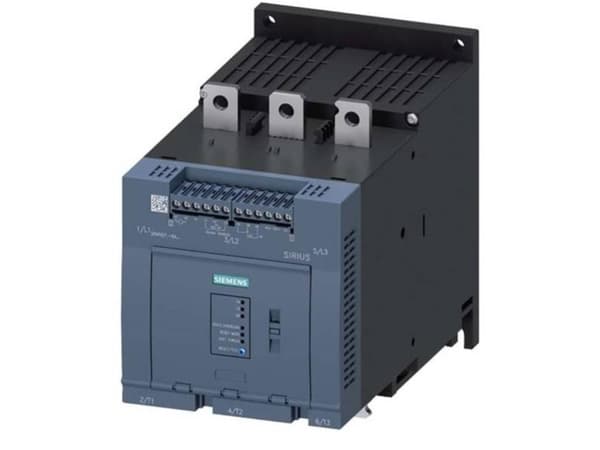 Siemens 3RW5073-6AB14 Pehmokäynnistysyksikkö Moottorin teho 400 V:lla 132 kW Moottorin teho 230 V:lla 75 kW 200 V, 480 V Nimellisvirta 250 A