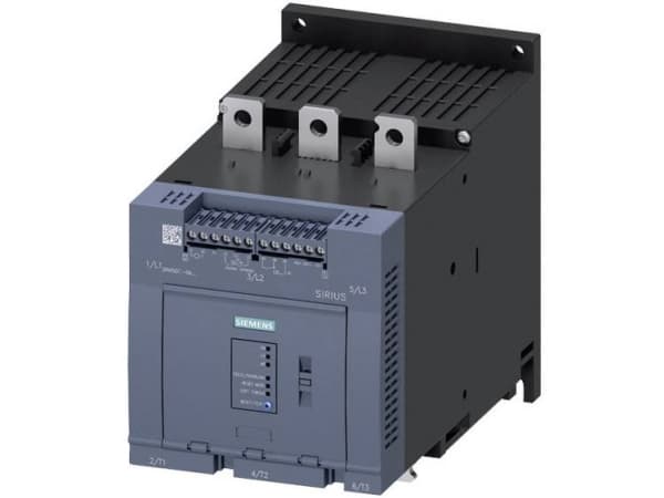 Siemens 3RW5073-6AB14 Pehmokäynnistysyksikkö Moottorin teho 400 V:lla 132 kW Moottorin teho 230 V:lla 75 kW 200 V, 480 V Nimellisvirta 250 A