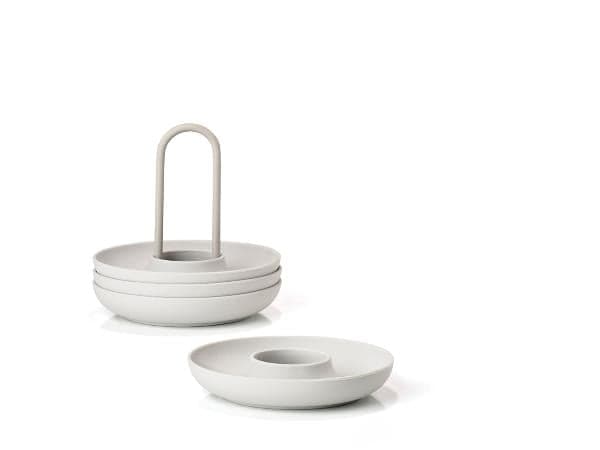 Zone - Singles Egg Cups With Holder - Warm Grey (332023)