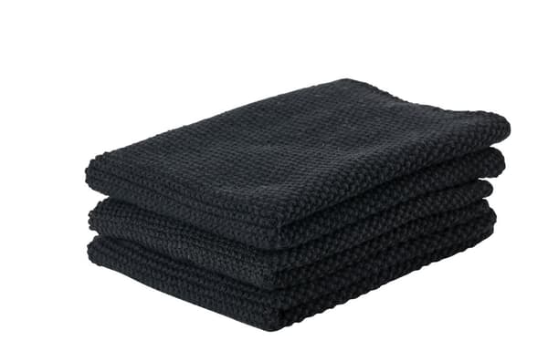Zone - Kitchen Cloth 3 pcs - Black (330409)