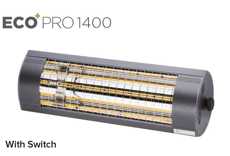 Solamagic - 1400 ECO+ PRO Patio Heater W/Switch - Antracite