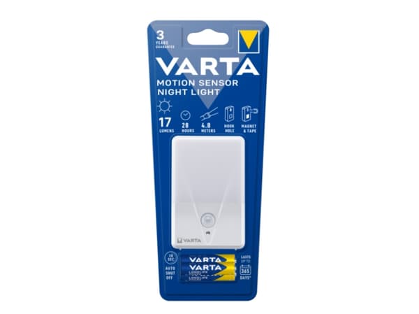 Varta 16624 101 421, Ympäristövalaistus, Valkoinen, Polyoksimeteeni (POM), ABS, Lämmin valkoinen, 3 m, 120°