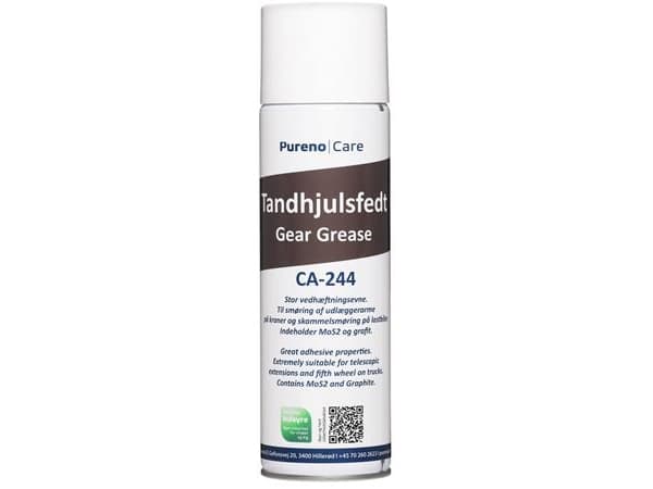PURENO Gear Grease perustuu kalsiumsulfonaattirasvaan, jonka perusöljyindeksi on erittäin korkea. Spray 500ml