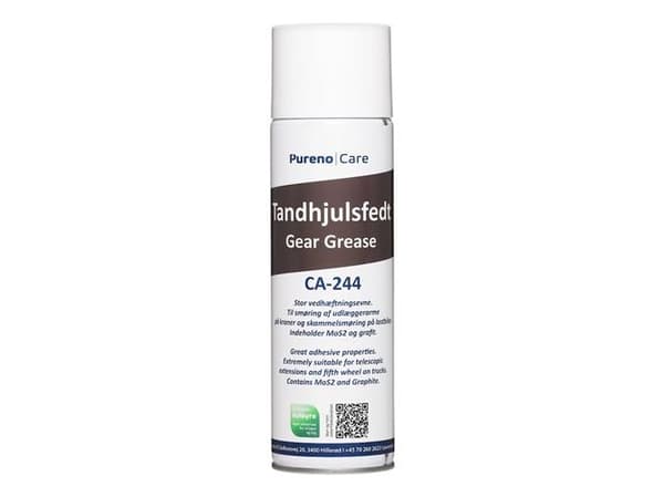 PURENO Gear Grease perustuu kalsiumsulfonaattirasvaan, jonka perusöljyindeksi on erittäin korkea. Spray 500ml