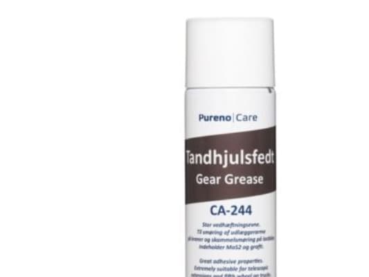 PURENO Gear Grease perustuu kalsiumsulfonaattirasvaan, jonka perusöljyindeksi on erittäin korkea. Spray 500ml