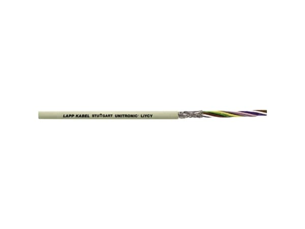 LappKabel 0034315, LiYCY Control Data Cable, 15 x 14 mm², Grey Sheath