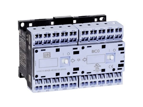 WEG CWCI07-01-30D24S Kääntökontaktori 6 NO 3 kW 230 V/AC 7 A apukoskettimella 1 kpl 1 kpl
