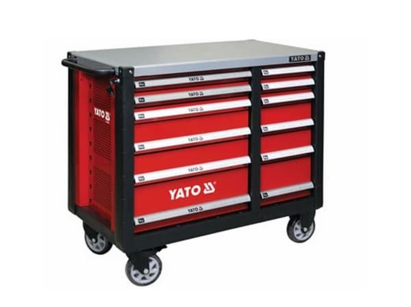 Yato YT-09003, Stål, Sort, Rød, 600 kg, 25 kg, 35 kg, 16 cm