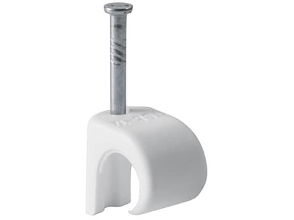 SCHNEIDER ELECTRIC Thorsman clips tc7-10/25mm h rund hvid, 20 stk- I pose for DIY