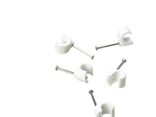 SCHNEIDER ELECTRIC Thorsman clips tc7-10/25mm h rund hvid, 20 stk- I pose for DIY