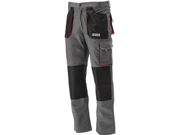Yato YT-80289, Bukser, Grå, XXL, Polen, Bomull, Polyester, 270 g/m²