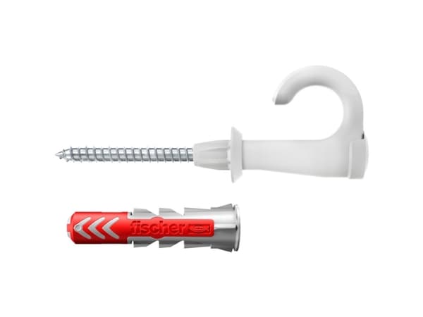 Fischer DuoPower 6x30 EasyHook Round K (6) Rawlplug-sortimentti 557923 1 sarja